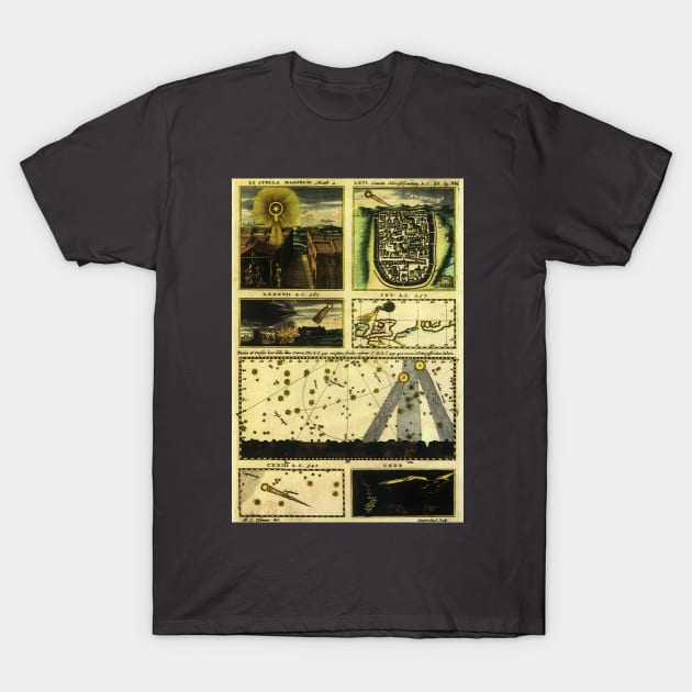 Theatrum Cometicum, Comets by Stanislaw Lubienieck T-Shirt by MasterpieceCafe